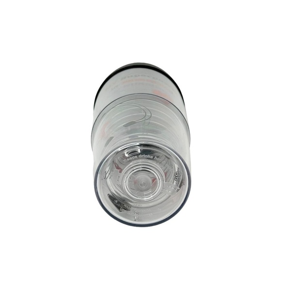 TERVIS Tumbler 24 oz. "MY SUPERPOWER IS NURSING!" Clear Black Red 2 FREE straws - Picture 6 of 7